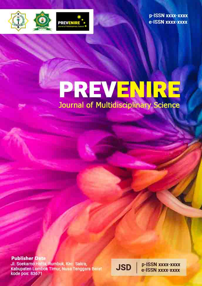PREVENIRE Journal Of Multidisciplinary Science prevenire-journal-of-multidisciplinary-science